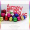 60mm 24ct Christmas Balls Ornaments (6 Colors Mixed/6 cm)